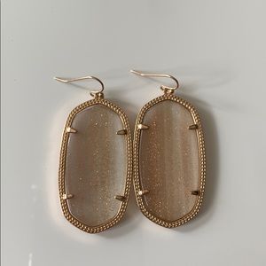 Kendra Scott Danielle earrings:rose gold gradient